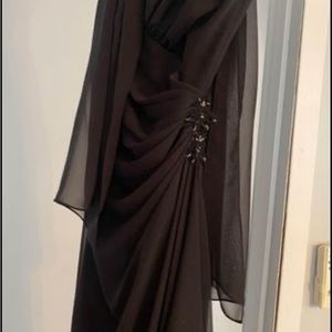 Black evening gown